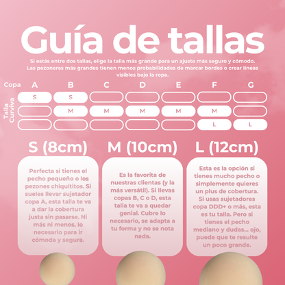 Pezoneras Círculos con Adhesivo